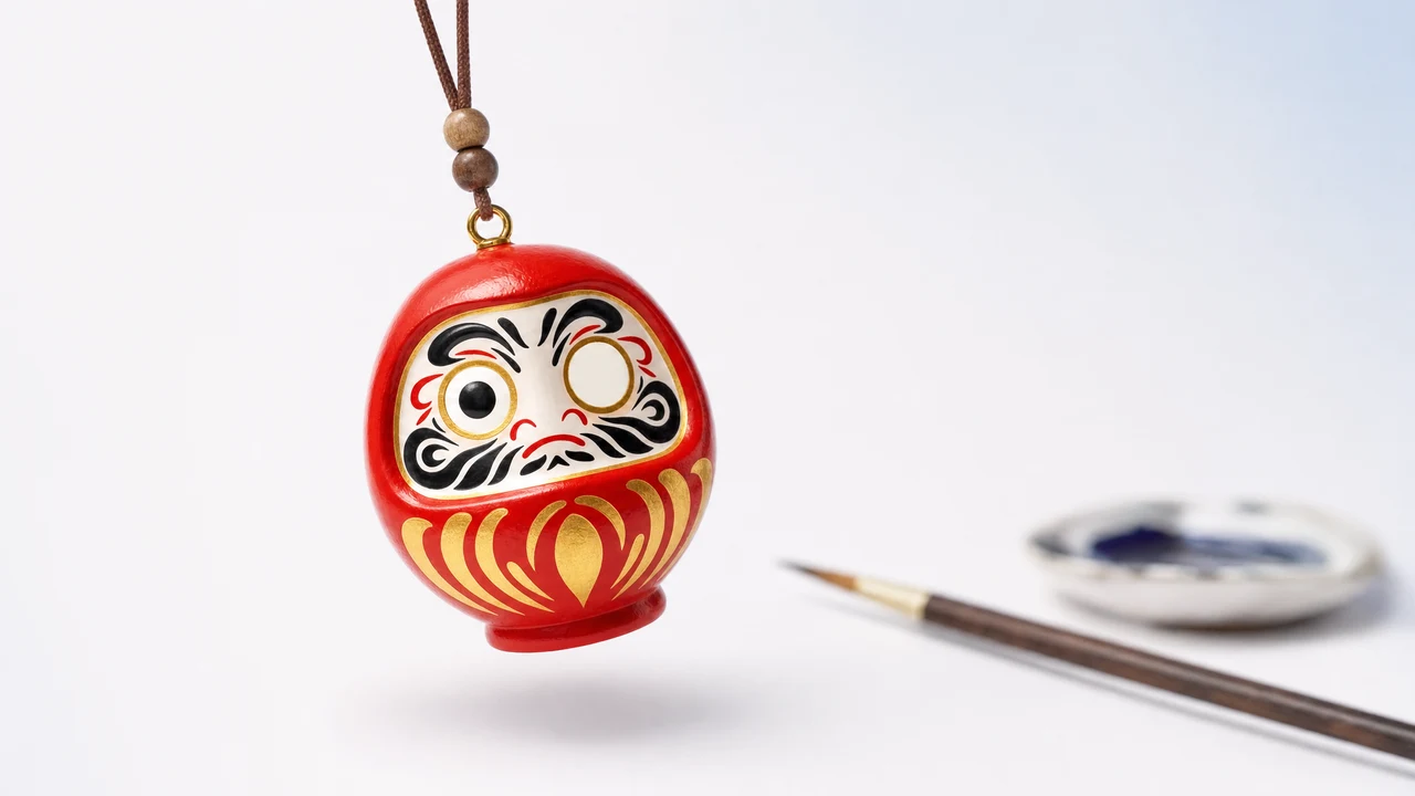 Paint the Daruma's Eye: A Goal Ritual for Makers — Book My Luck