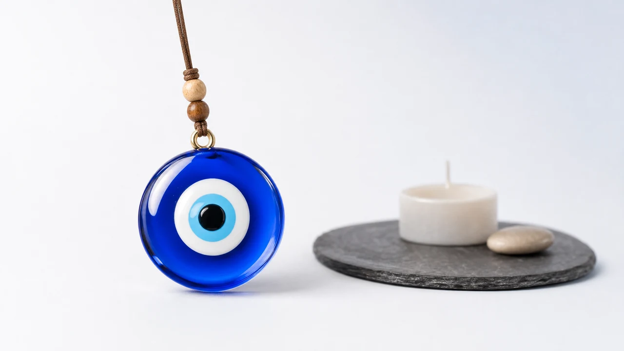Evil Eye Screensaver vs a Live Nazar on Screen — Book My Luck