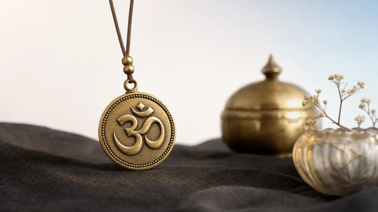 Om Symbol Meaning: The First Sound, in Brass — Book My Luck