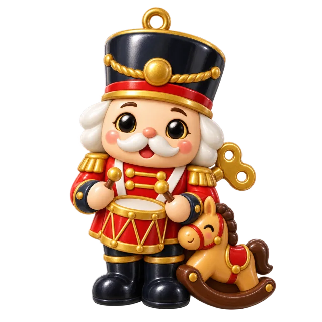 Nutcracker desktop charm, Christmas collection