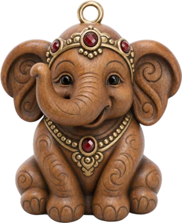 Elephant lucky charm from India and Southeast Asia
